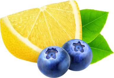 Lemon and Blueberries